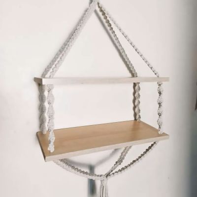 Macrame rack