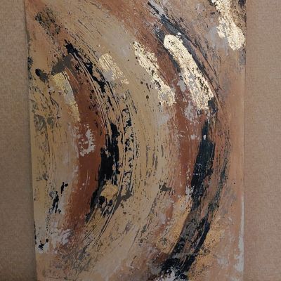 Abstract canvas tableau 