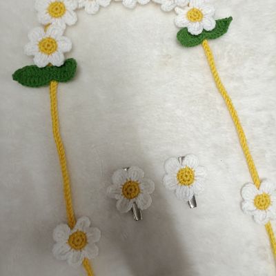 Daisy Flower Hair Accessory for Kids