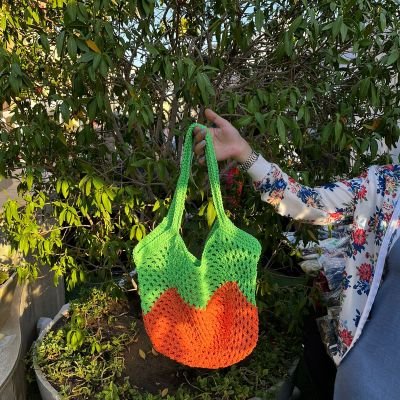 Crochet shoulder bag 