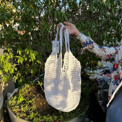 Crochet shoulder bag 