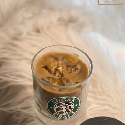 Ice coffee candle