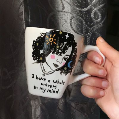 painted mug 