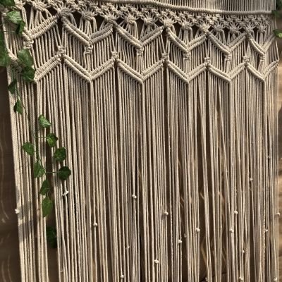 Macrame curtain