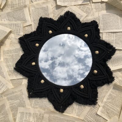 Macrame mirror 