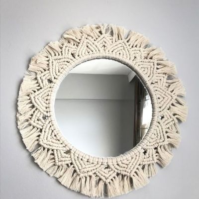 Macrame decorative mirrors  