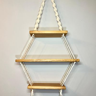 3 wooden shelves 