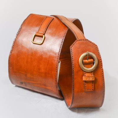 Handmade women's genuine leather belt 