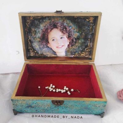 Customized box with your photo and name