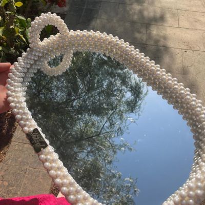 Ovel mirror tray 