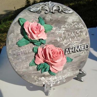 3d flowers Tableau with your name