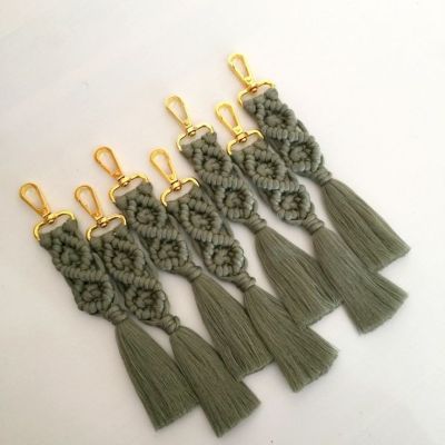 Macrame keychain 