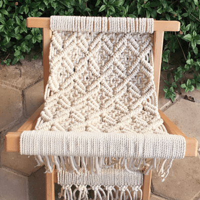 Macrame chair 