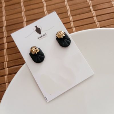 Polymer clay earring