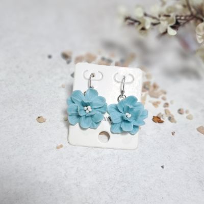 Polymer Clay Flower Earrings 