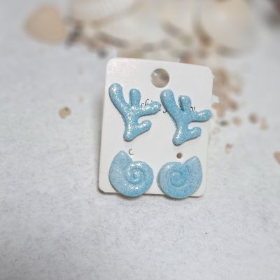 Polymer Clay Flower Earrings 