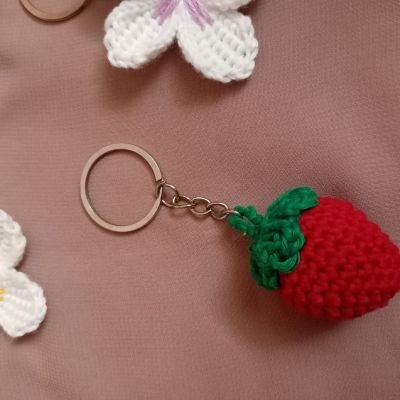 Crochet keychain