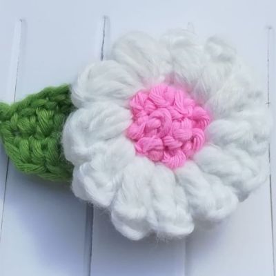 Crochet hair clips 