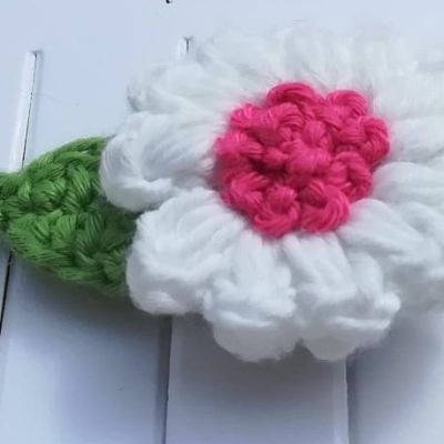 Crochet hair clips 