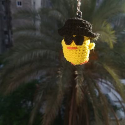 Crochet keychain