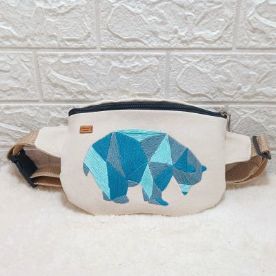 Waist Bag embroidery bear