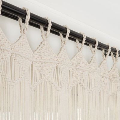 Macrame curtain