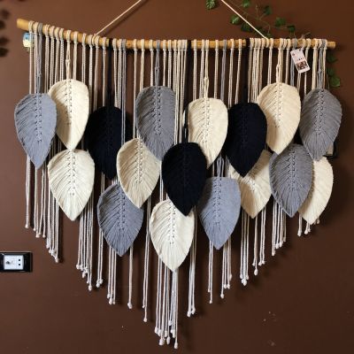 Macrame feathers