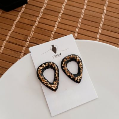 Polymer clay earring