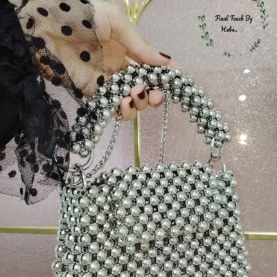 Silver metallic bag Ccb 