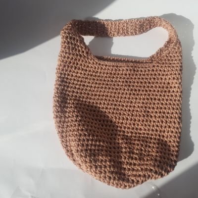 Crochet mesh bag