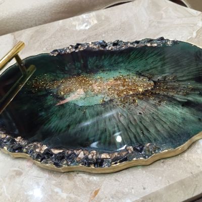 Resin serving tray 33cm