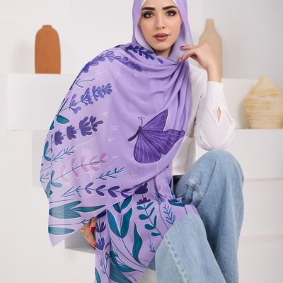 Lavender hijab