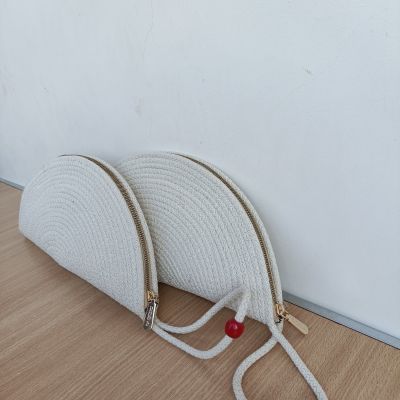 Trendy Half Circle Clutch