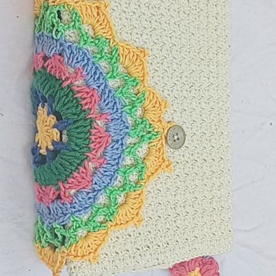 Book's cover crochet 