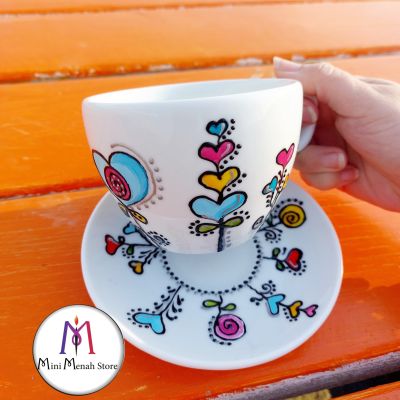 Handmade mug porcelain 