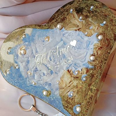 Resin heart 25 cm