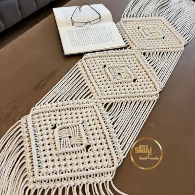 Macrame tablecloth