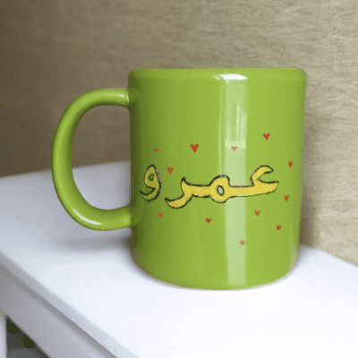 Porcelain mug 