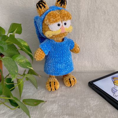 Garfield amigurumi 