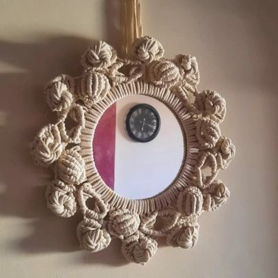 Macrame mirror