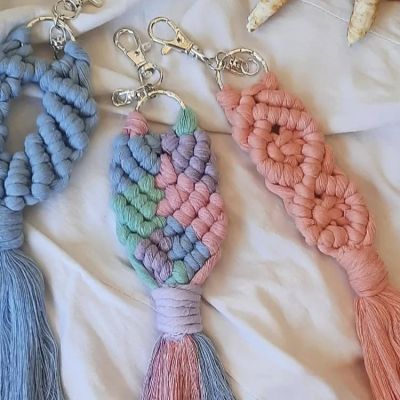 Macrame Keychain 