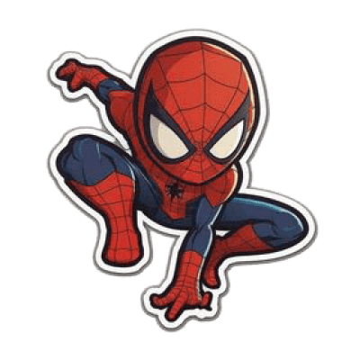 spider man sticker 