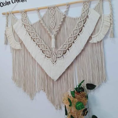 Macrame mural