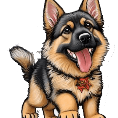 cute dog sticker 