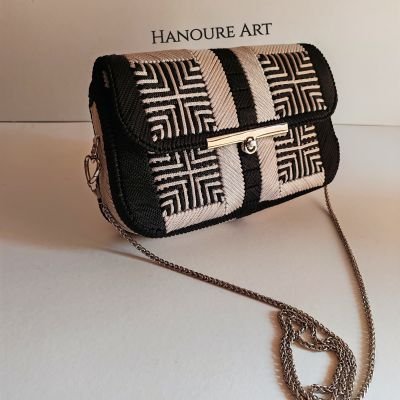 Modern elegant handmade bag