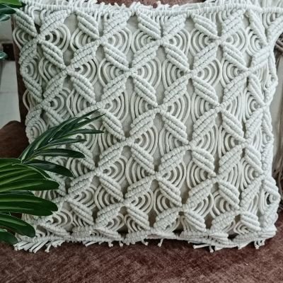 Macrame cushion 