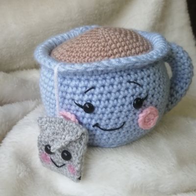 Crochet cappuccino mug