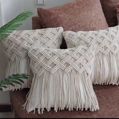 Macrame cushion 