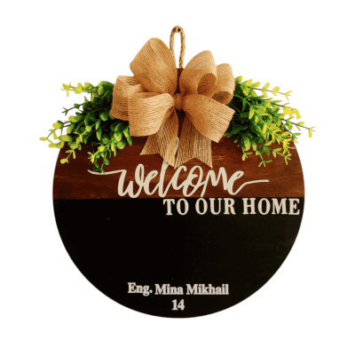 Handmade Welcome sign 