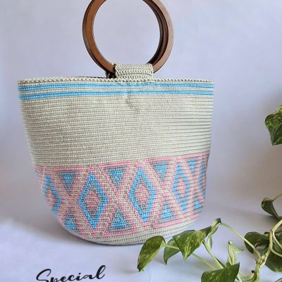 Pastel colored bag